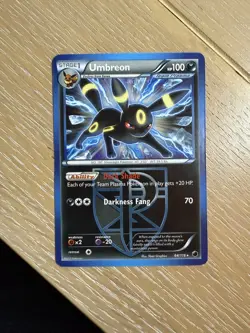 Pokemon TCG Umbreon 64/116 Plasma Freeze Team Plasma Non-Holo Rare English 2013 - Image 1
