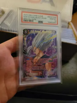 Psa 10 Dragon Ball Super Card Game Son Gohan, Beast Roar Critical Blow BT22-009 - Image 1