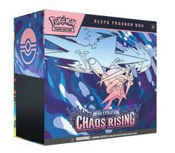Pokemon Trading Card Game Mega Evolution—Chaos Rising ETB Elite Trainer Box - Image 1