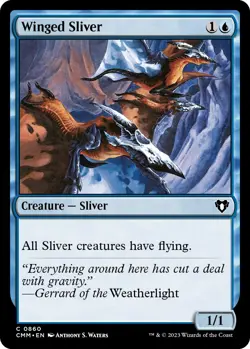 Winged Sliver - 860 / English / Near Mint MTG - Image 1