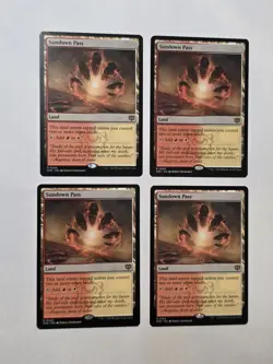 4x Sundown Pass - Secrets Of Strixhaven - Near Mint - MTG - Image 1