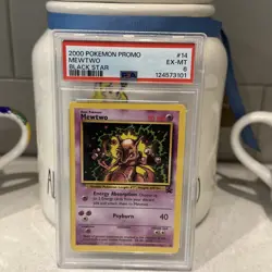 2000 POKEMON PROMO BLACK STAR #14 MEWTWO PSA 6 FRESH GRADE - Image 2
