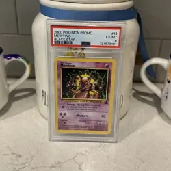 2000 POKEMON PROMO BLACK STAR #14 MEWTWO PSA 6 FRESH GRADE - Image 3