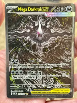 Pokemon Pitch Black Mega Darkrai ex 116/084 Special Illustration Rare Near Mint - Image 1