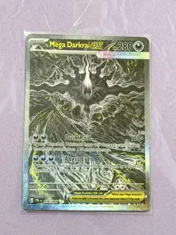 Pokemon Pitch Black Mega Darkrai ex 116/084 Special Illustration Rare Near Mint - Image 5