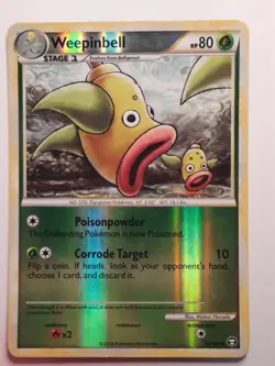 HP Pokemon Weepinbell 53/102 Triumphant Reverse Holo - Image 1