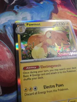 Pokemon - Pawmot SVP006 Staff Pre-release Promo - Scarlet & Violet - Image 2