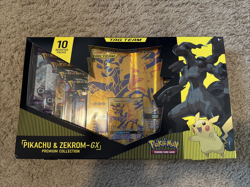 Pokemon TCG Tag Team Pikachu & Zekrom-GX Premium Collection Box - Image 1
