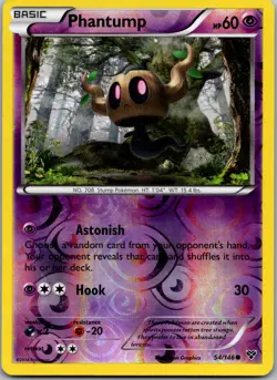 POKEMON PHANTUMP 54/146 COMMON REVERSE HOLO XY NM/M - Image 1
