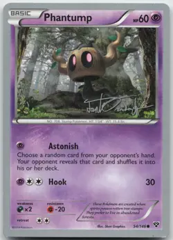 Phantump 54/146 Common World Championship Decks Pokemon Lightly Played - Image 1