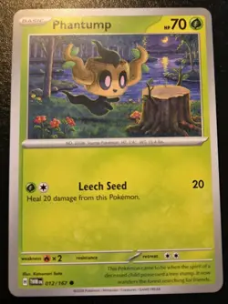 Phantump 012/167 Common Scarlet & Violet: Twilight Masquerade Pokemon TCG - Image 1