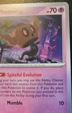 Phantump 038/086 Common Mega Evolution: Chaos Rising Pokemon TCG - Image 3
