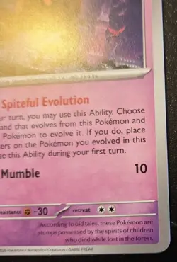 Phantump 038/086 Common Mega Evolution: Chaos Rising Pokemon TCG - Image 5