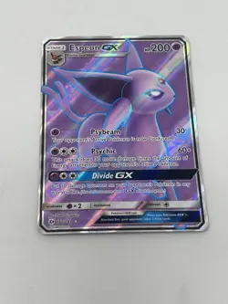 Pokemon Espeon GX Full Art 140/149 SM Base Set Ultra Rare NM - Image 1
