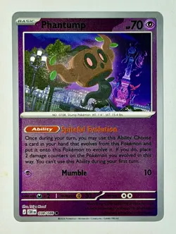 Pokemon TCG: Phantump 038/086 C 2026 Mega Evolution—Chaos Rising Reverse Holo - Image 1