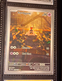 Pokemon TCG Sandygast 214/193 SV02 Paldea Evolved Illustration Rare Holo EN 90HP - Image 1