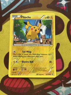 Pokemon Pikachu 20/108 - XY Roaring Skies - Reverse Holo - Excellent - Image 1