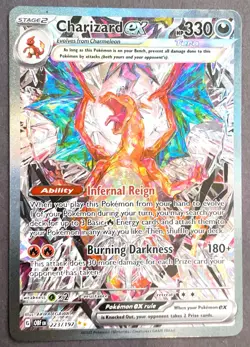 Charizard ex 223/197 SV03 Obsidian Flames Full Art Holo SIR Eng 2023 - Image 1