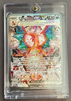 Charizard ex 223/197 SV03 Obsidian Flames Full Art Holo SIR Eng 2023 - Image 3