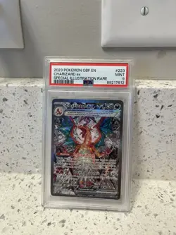 Pokemon 2023 PSA 9 Charizard ex 223/197 SV03 Obsidian Flames SIR Holo EN - Image 1