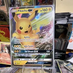 Pokemon TCG Pikachu GX SM232 SM Holo Promo GX 160 HP English Basic - Image 1