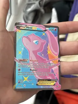 Mew EX RC24/RC25 Full Art Radiant Legendary Treasures LP/NM Pokemon Card - Image 2
