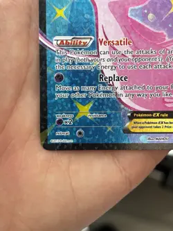 Mew EX RC24/RC25 Full Art Radiant Legendary Treasures LP/NM Pokemon Card - Image 5