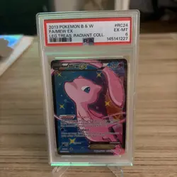 Pokemon TCG - Mew EX Full Art RC24/RC25 - Legendary Treasures Radiant Col- PSA 6 - Image 1