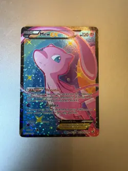 Mew EX RC24/RC25 Full Art Radiant Legendary Treasures LP/NM Pokemon Card - Image 1