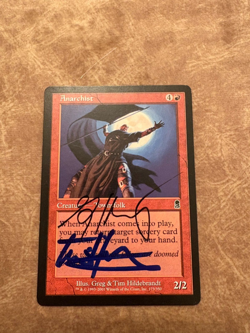 1x MTG Anarchist signed Tim/Greg Hildebrandt - Image 1