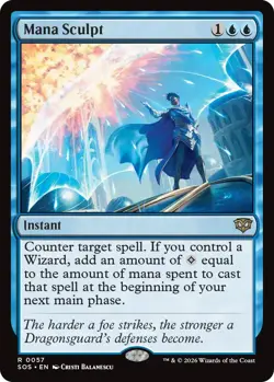 Foil - Mana Sculpt - 57 / NM / English MTG - Image 1