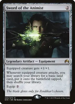 Sword of the Animist - 240 / English / Moderately Played MTG - Image 1