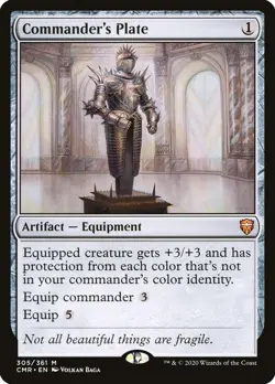 Commander's Plate - 305 / English / Near Mint MTG - Image 1