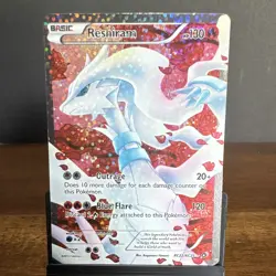 Pokemon TCG Reshiram Full Art Holo Ultra Rare Legendary Treasures RC22/RC25 - Image 1