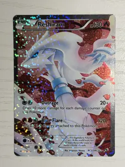 Pokemon TCG Reshiram Rc22/Rc25 Ultra Rare Holo Full Art Legendary Treasures NM - Image 1