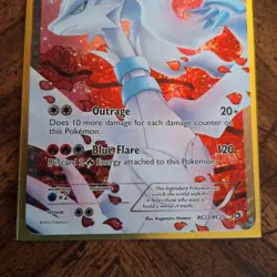 Pokemon Reshiram RC22/RC25 Full Art Ultra Rare Holo Legendary Treasures 2013 - Image 4