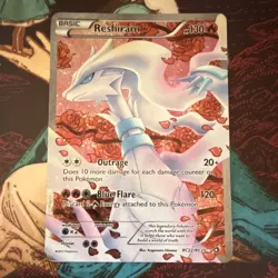 Pokemon Reshiram RC22/RC25 Legendary Treasures Ultra Rare Full Art Holo - Image 1