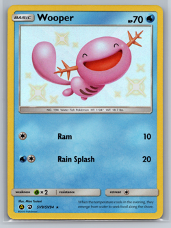 Pokemon TCG Wooper SV9/SV94 Hidden Fates Shiny Vault Holo Rare, NM 002 - Image 1