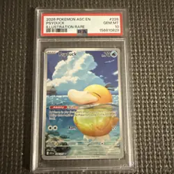 2026 POKEMON ASC EN-ASCENDED HEROES ILLUSTRATION RARE #226 PSYDUCK PSA 10 - Image 1