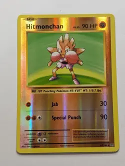 Pokemon Hitmonchan XY Evolutions 62/108 Reverse Holo Rare EN - Image 1