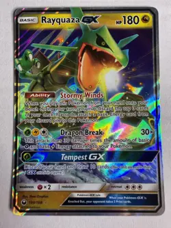 RAYQUAZA GX • ULTRA RARE HOLO CELESTIAL STORM • 109/168 • POKEMON - Image 1