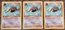 ONE (×1) 1st Edition Kabuto - 1999 Pokemon Card TCG Fossil - Near Mint (NM) - Image 1