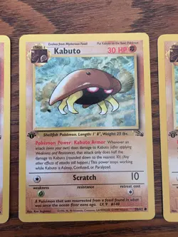 ONE (×1) 1st Edition Kabuto - 1999 Pokemon Card TCG Fossil - Near Mint (NM) - Image 3