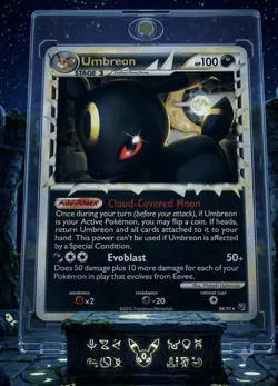 Pokemon TCG Umbreon Prime 86/90 Undaunted 2010 - Image 1