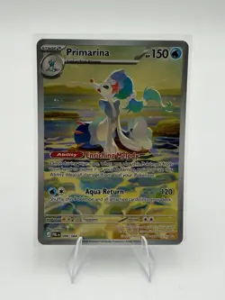 Primarina 088/084 Illustration Rare Pitch Black Pokemon Holo Near Mint - Image 1
