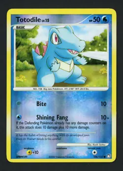 Totodile 106/123 Reverse Holofoil Mysterious Treasures Common Pokemon TCG - Image 1