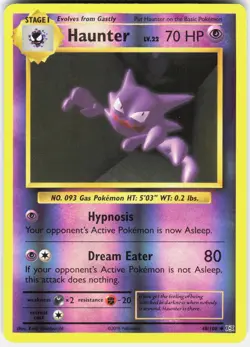 Haunter 48/108 Uncommon Evolutions Pokemon Reverse Holo Near Mint - Image 1