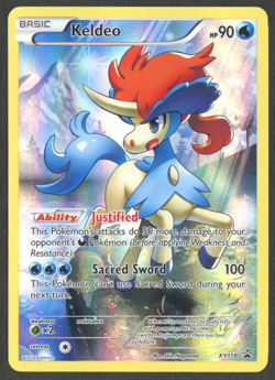 Pokemon TCG: Keldeo XY118 Mythical Collection Promo LP+ - Image 1