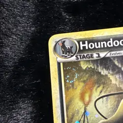 🌀🌀DOUBLE SWIRL🌀🌀 Houndoom Holo Rare Undaunted Pokemon TCG🌀🌀 - Image 3