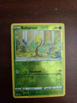 Bellsprout 001/163 Common Battle Styles Pokemon Reverse Holo Near Mint - Image 1